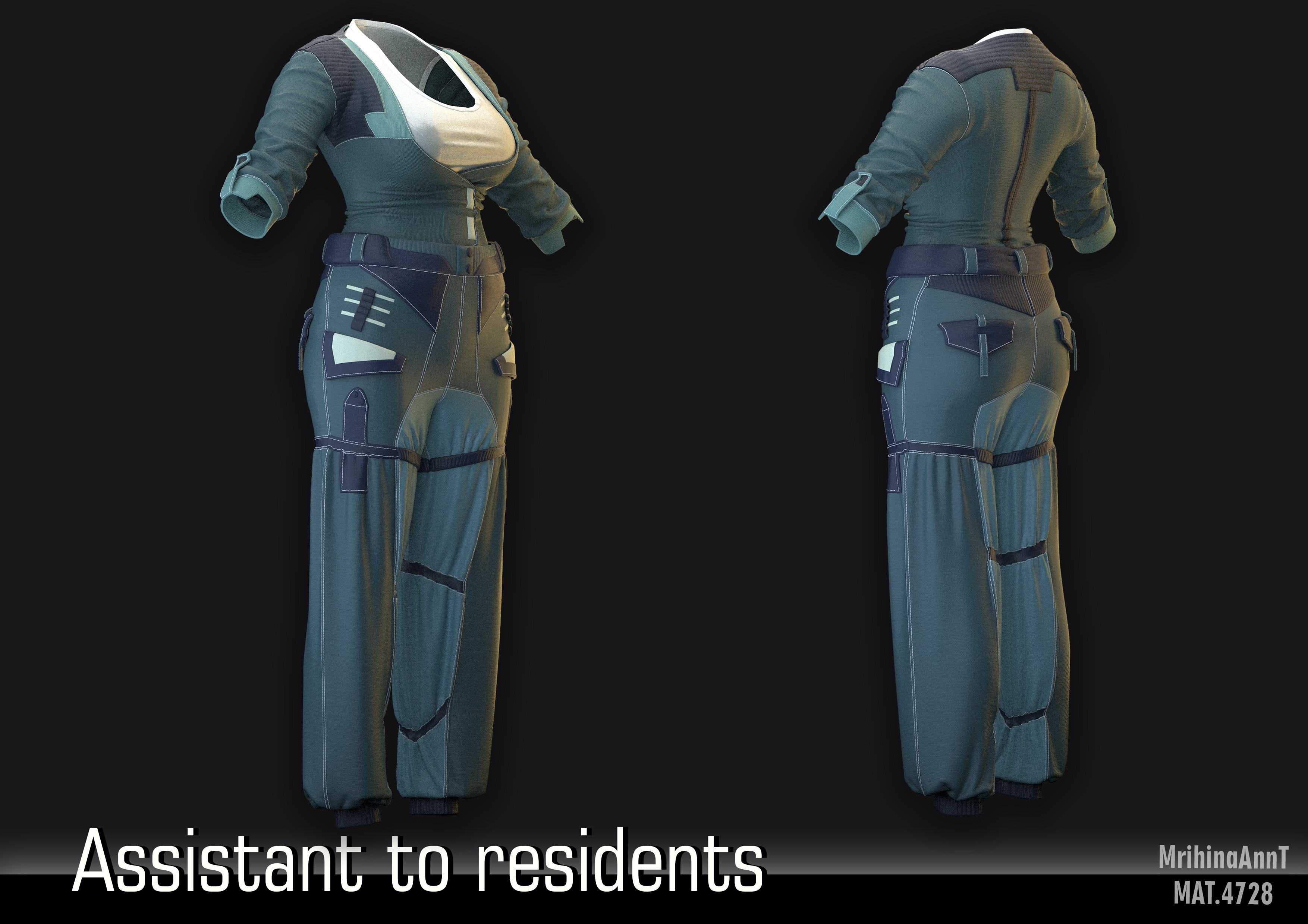 Assistant to residents 3D model_1