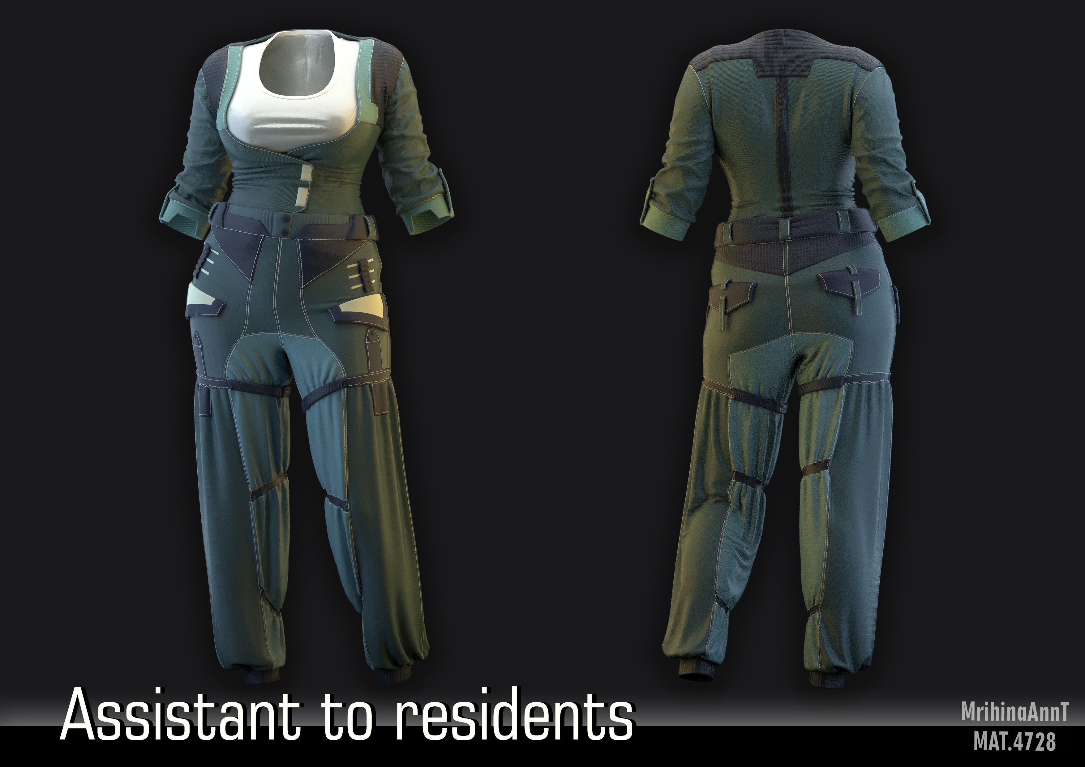 Assistant to residents 3D model_8