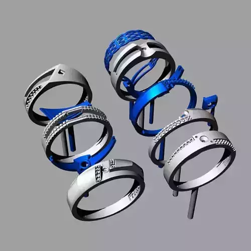 set wedding ring jewelry 