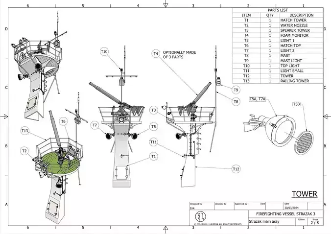 Firefighting boat Strazak 3 Part 6 of 6 group T