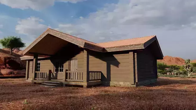 old house-Old Abandoned House 3D model