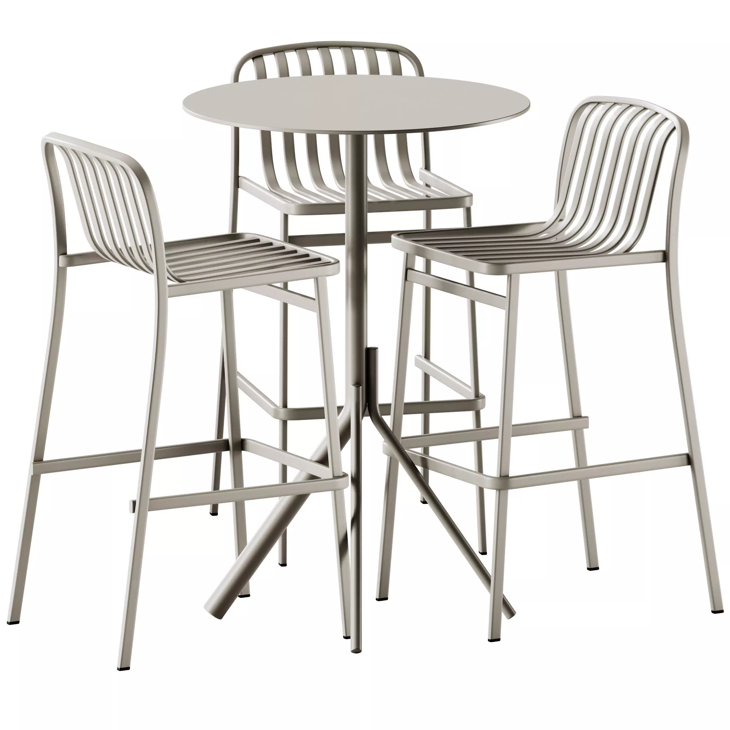 Babel D Kano Bar Stool and Et al Main High Table 3D model_0