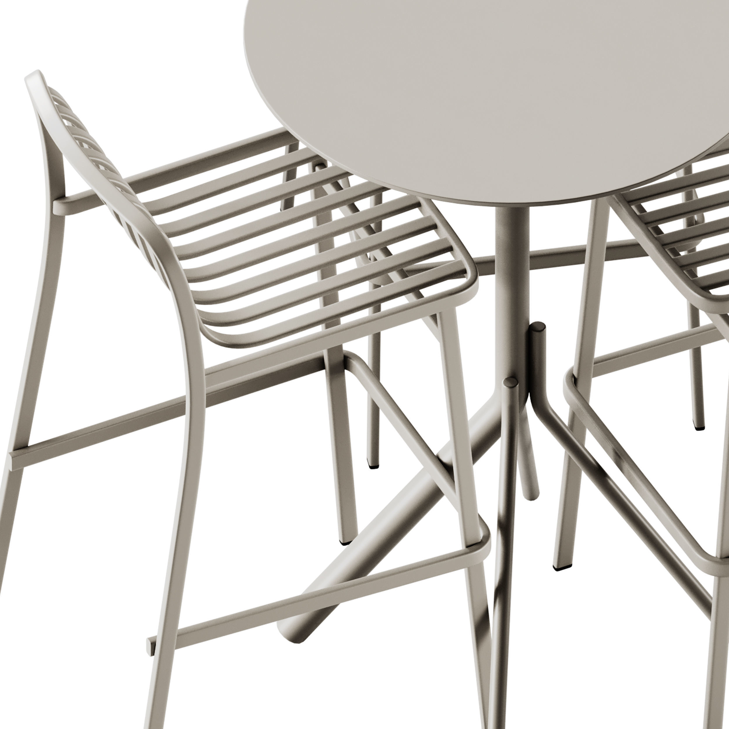 Babel D Kano Bar Stool and Et al Main High Table 3D model_6
