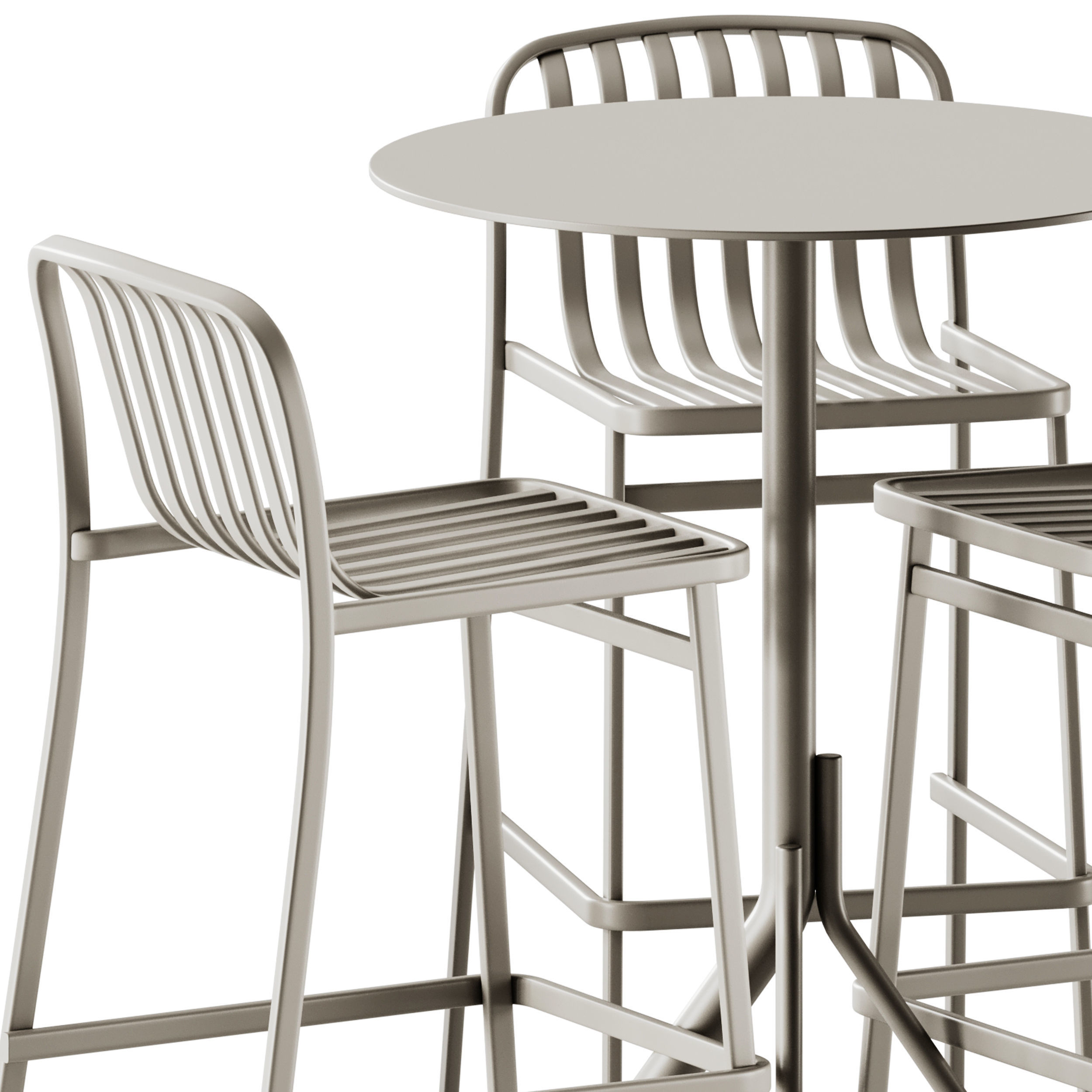 Babel D Kano Bar Stool and Et al Main High Table 3D model_5