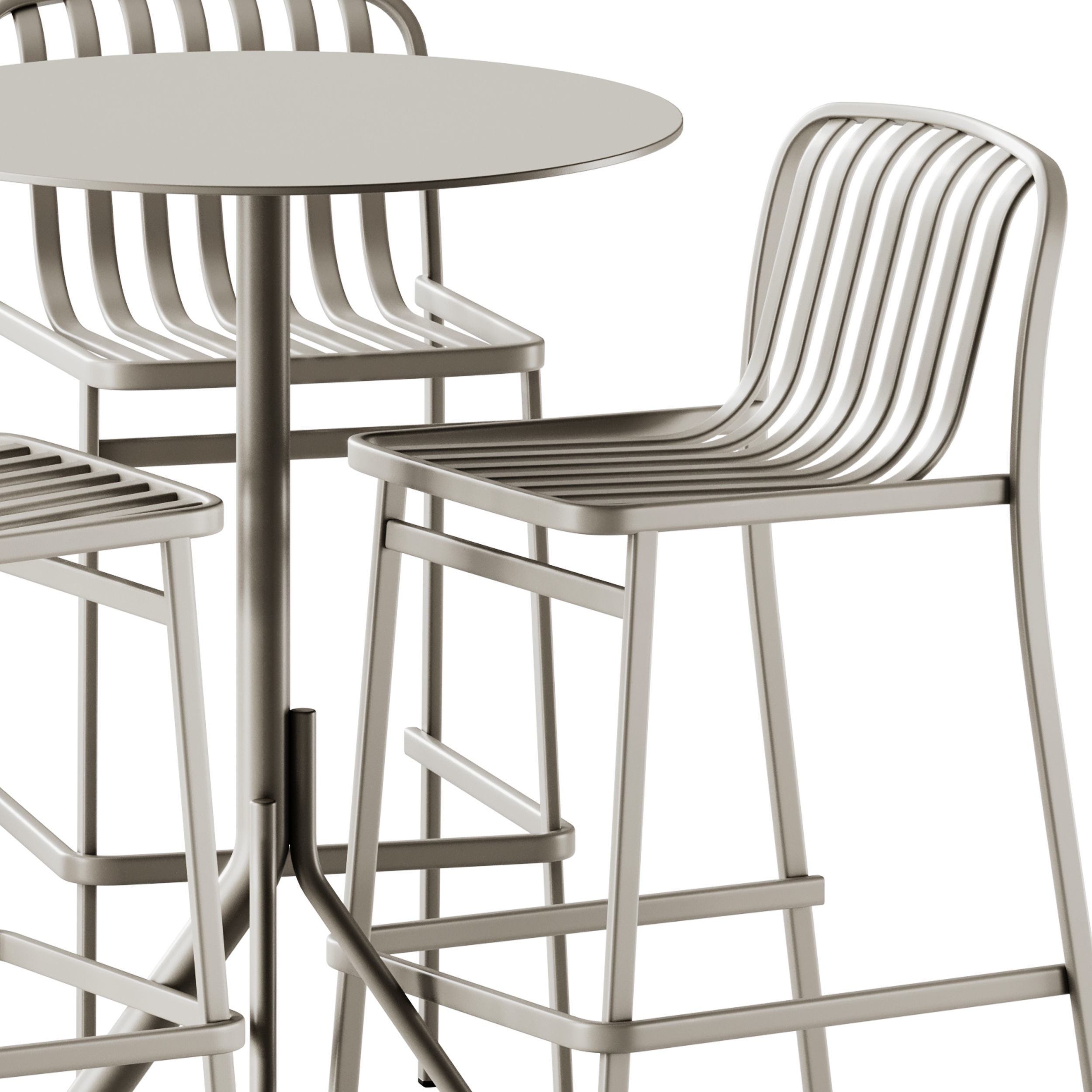 Babel D Kano Bar Stool and Et al Main High Table 3D model_3
