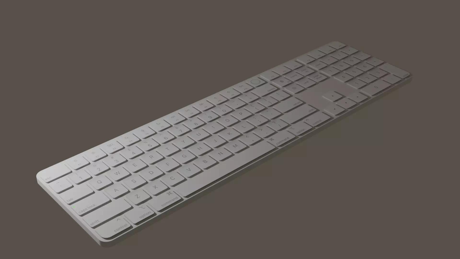 Mac Keyboard Free low-poly 3D model