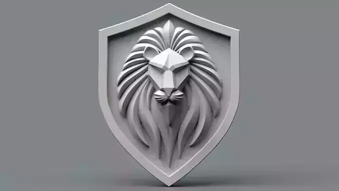lion head 3D print model