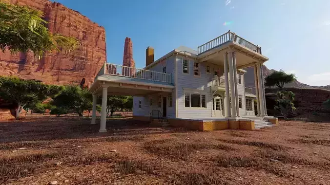 old house-Old Abandoned House 3D model