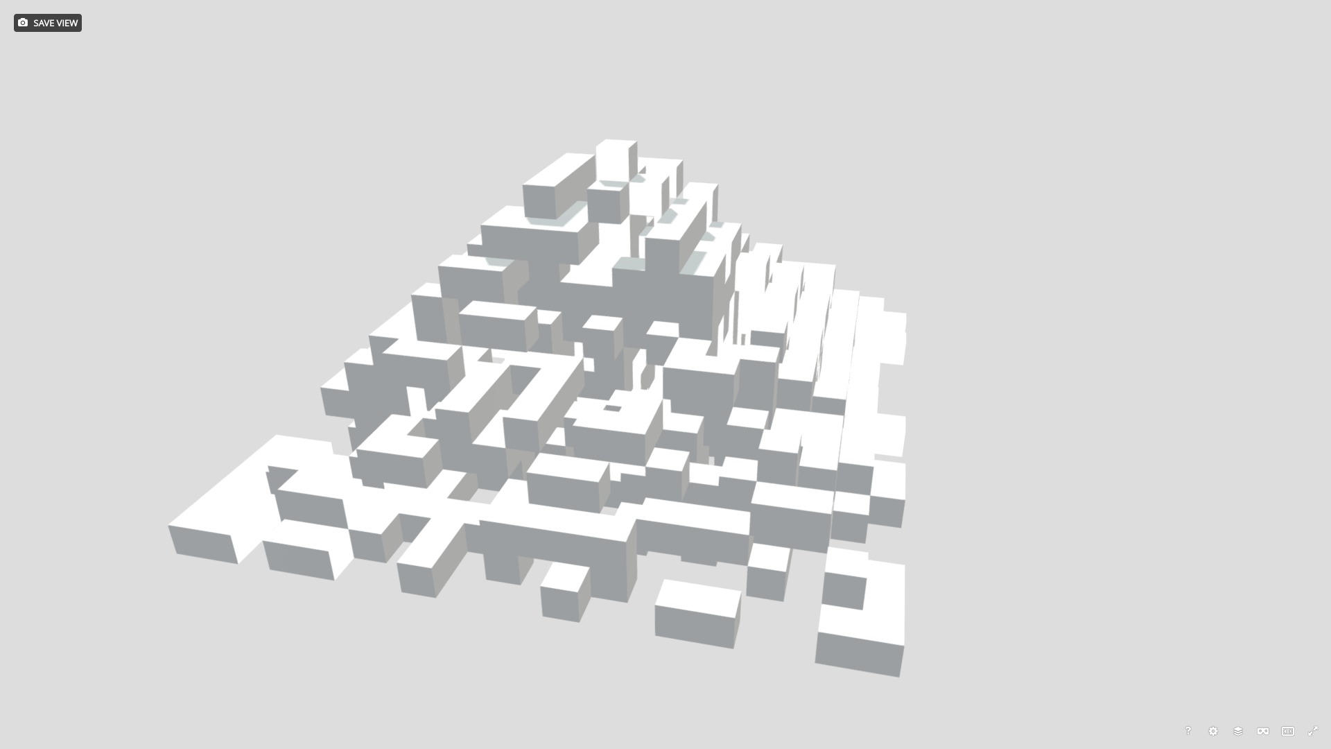 Voxel Maze Pyramid 3D model_4