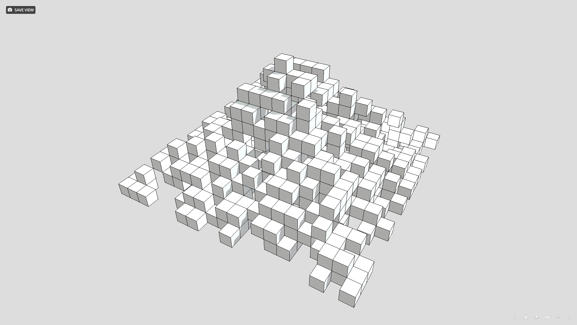 Voxel Maze Pyramid 3D model_10