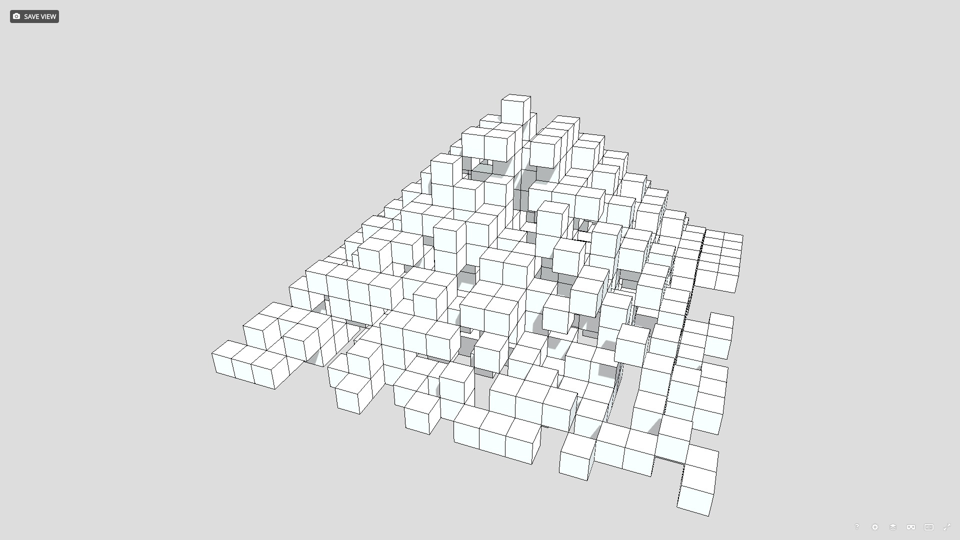 Voxel Maze Pyramid 3D model_11