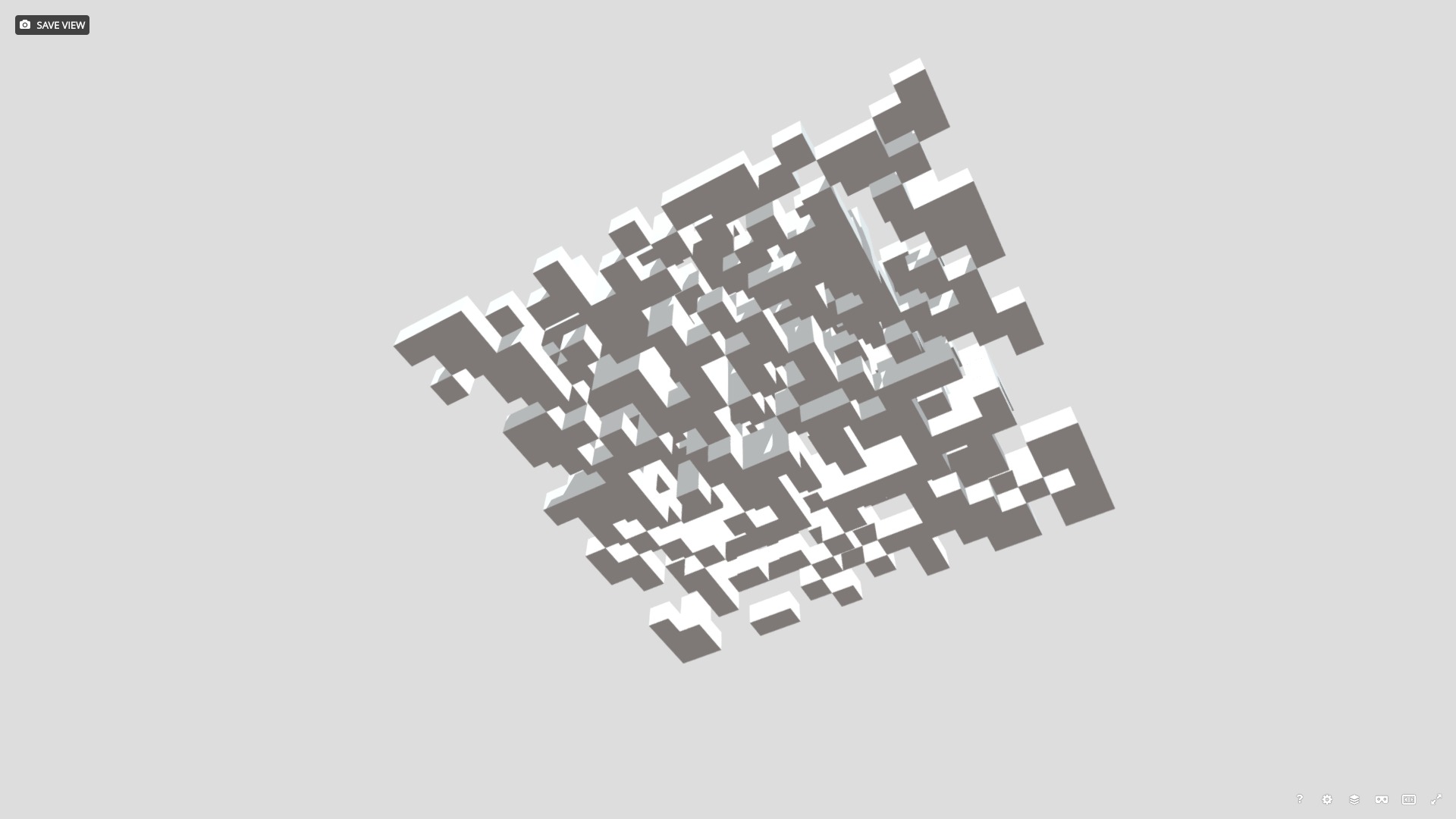 Voxel Maze Pyramid 3D model_3