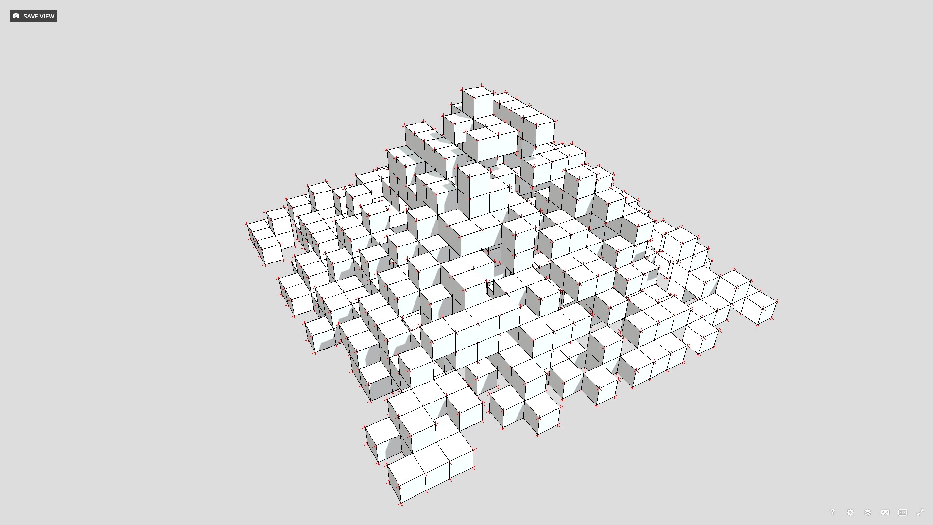 Voxel Maze Pyramid 3D model_7