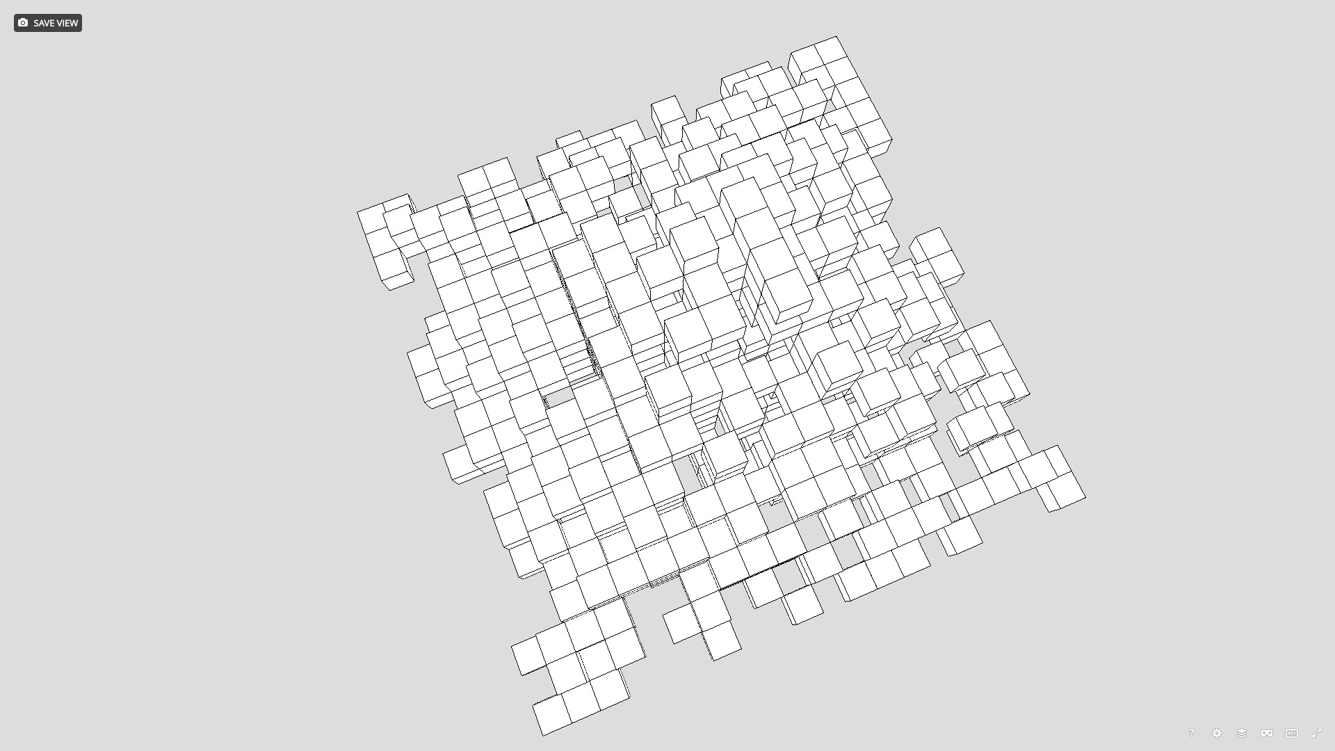 Voxel Maze Pyramid 3D model_5