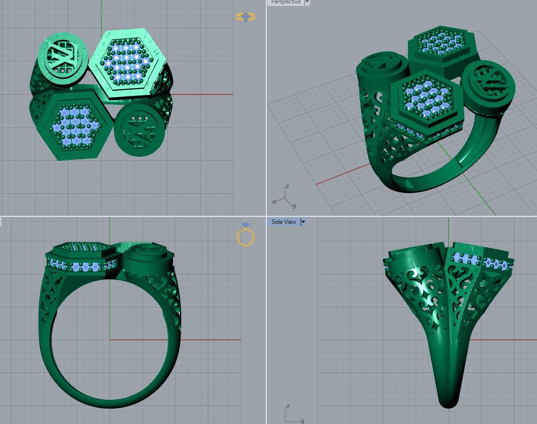 jewelry ring 3D print model_4