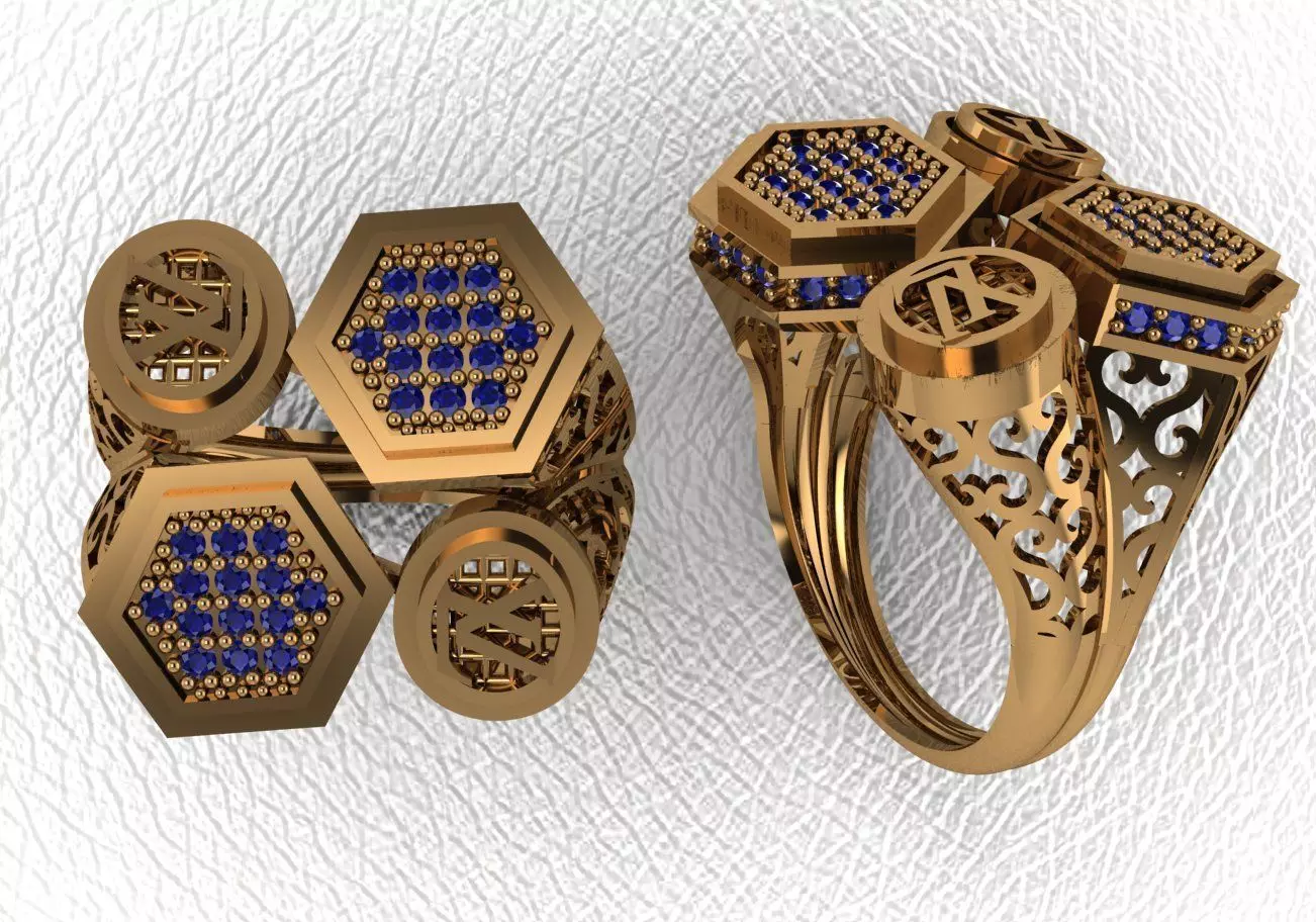 jewelry ring 3D print model_0