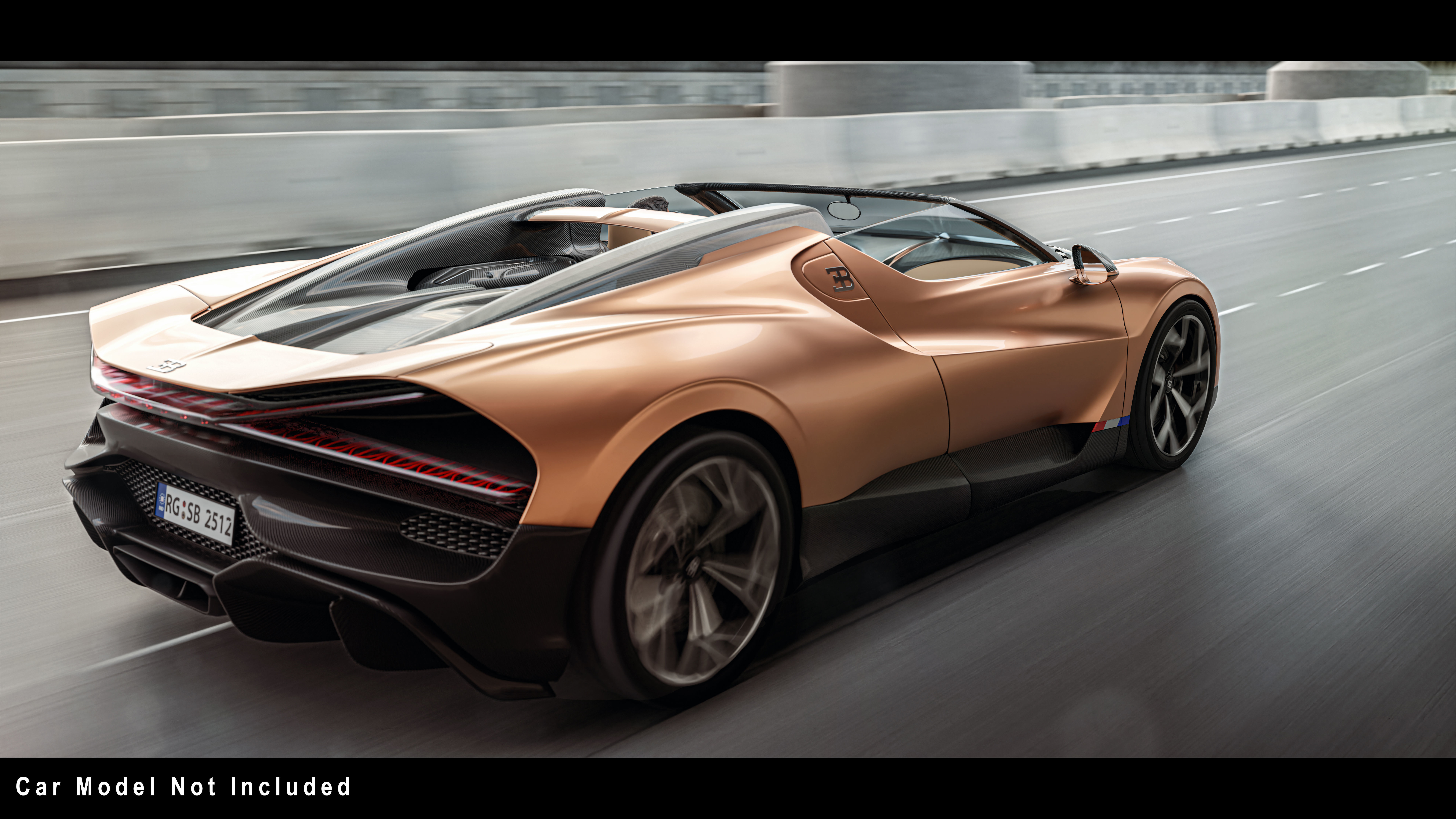 Urban Roadway Low-poly 3D model_3