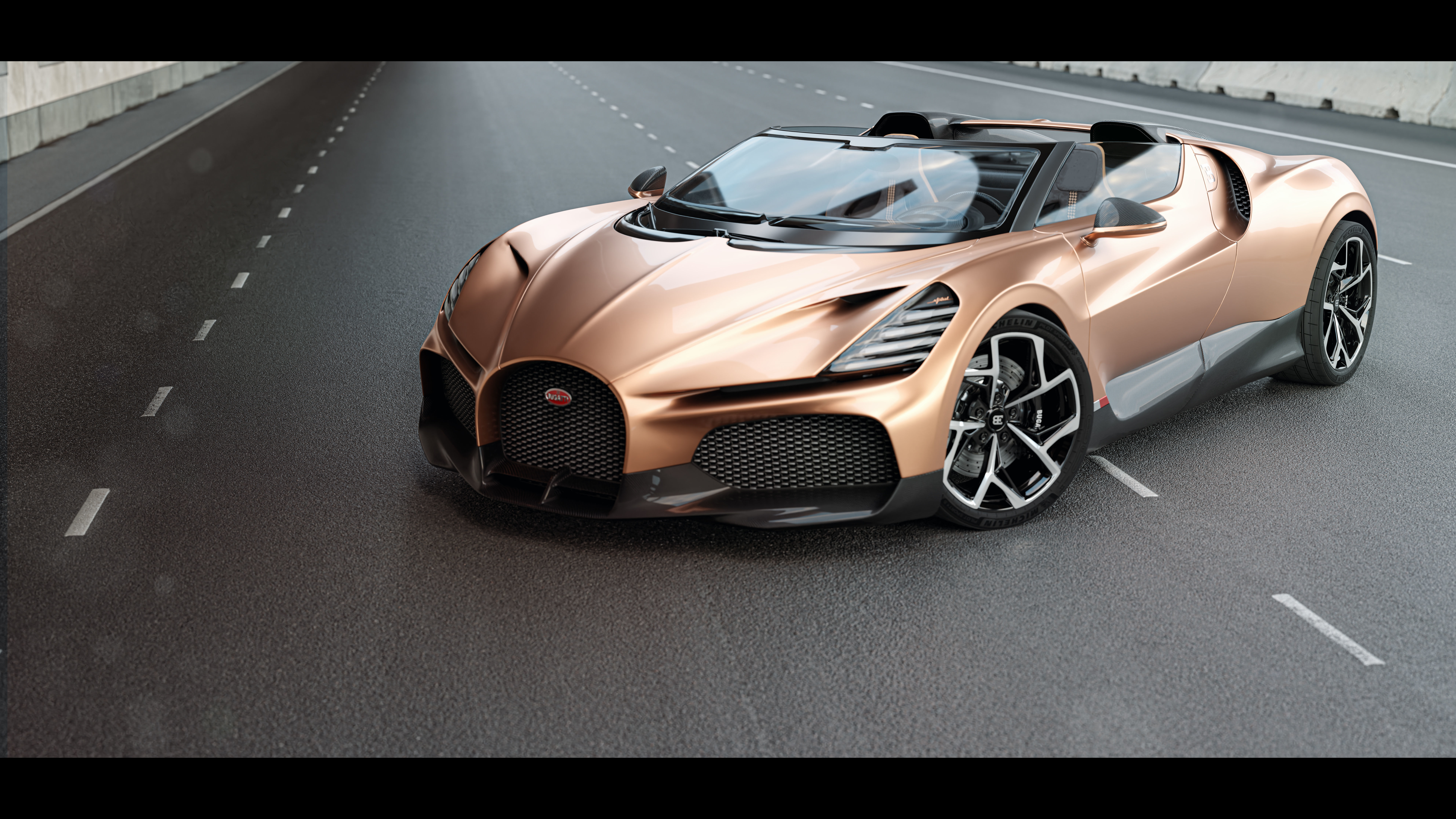 Urban Roadway Low-poly 3D model_5