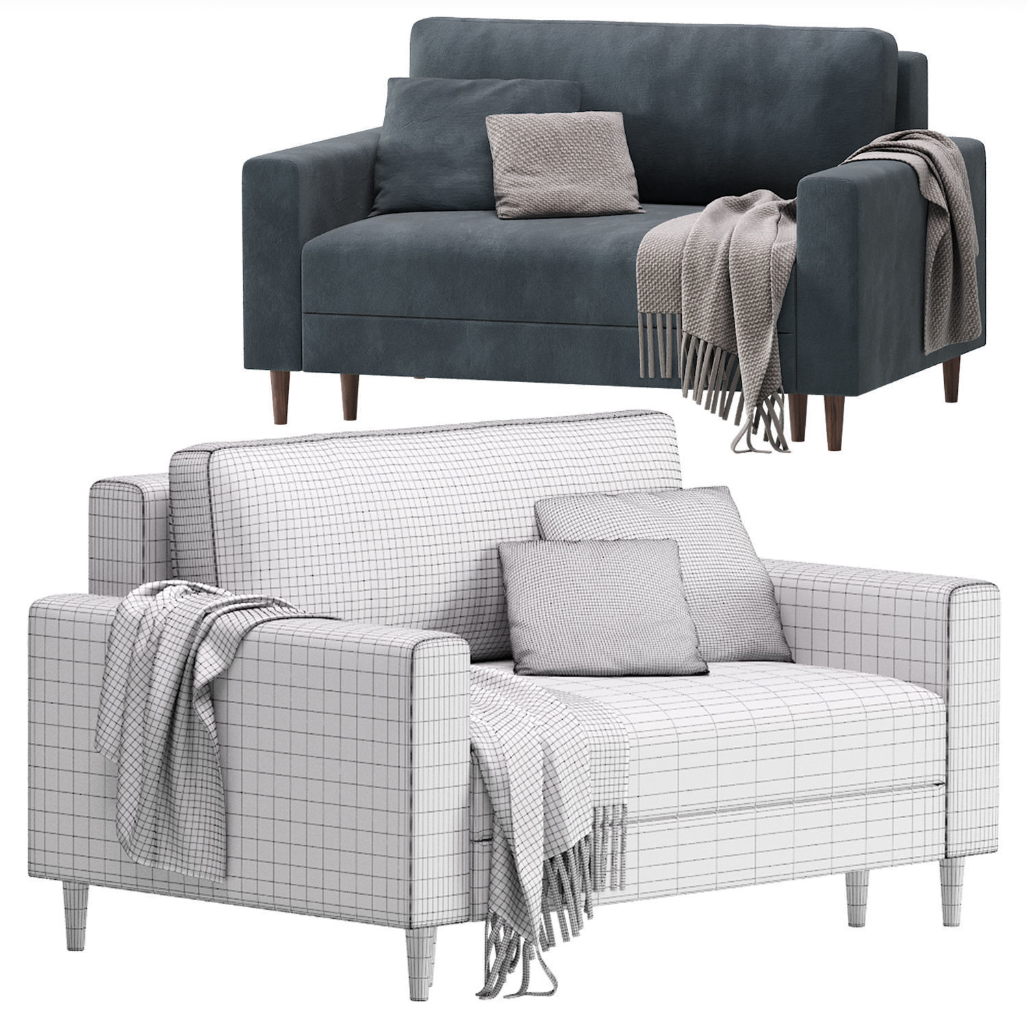 Sofa Ines Vertical 3D model_6