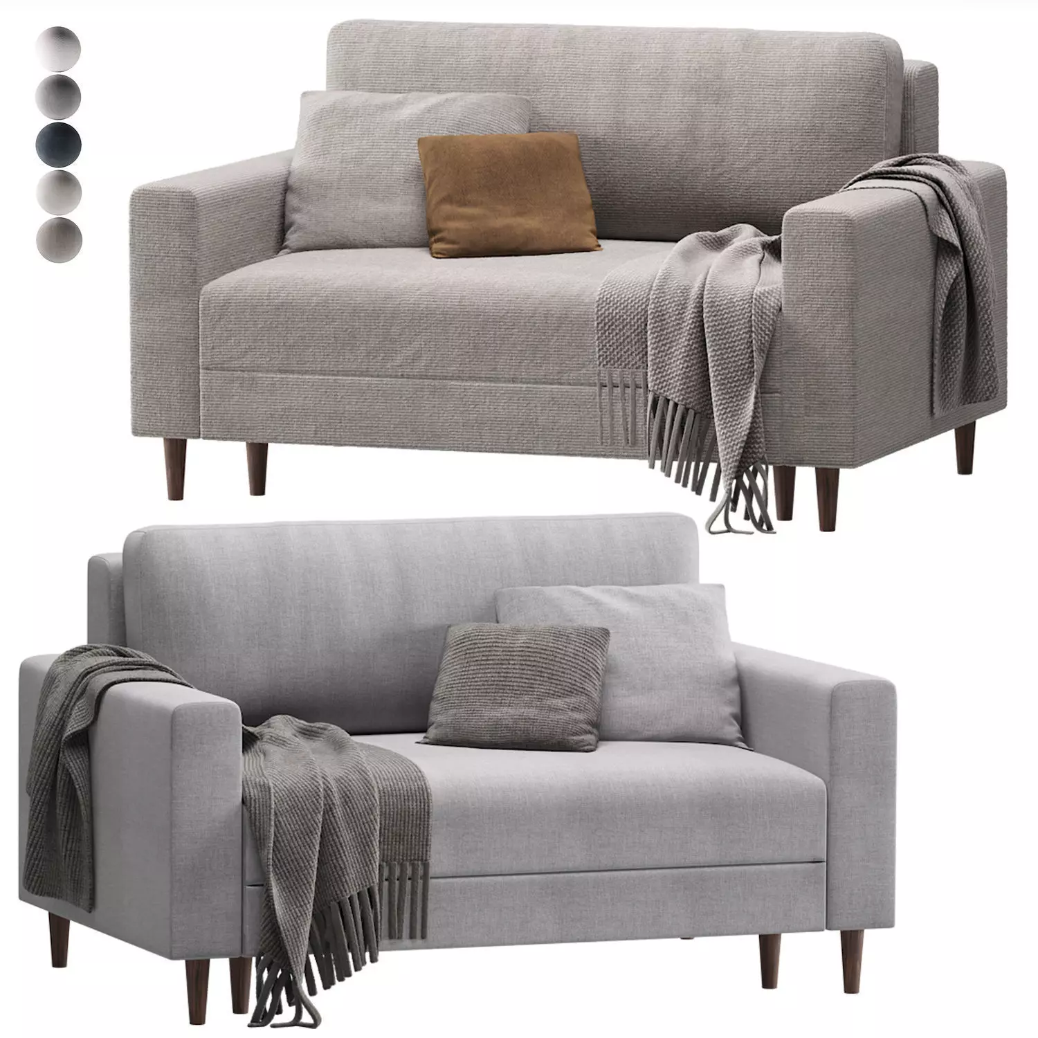 Sofa Ines Vertical 3D model_0