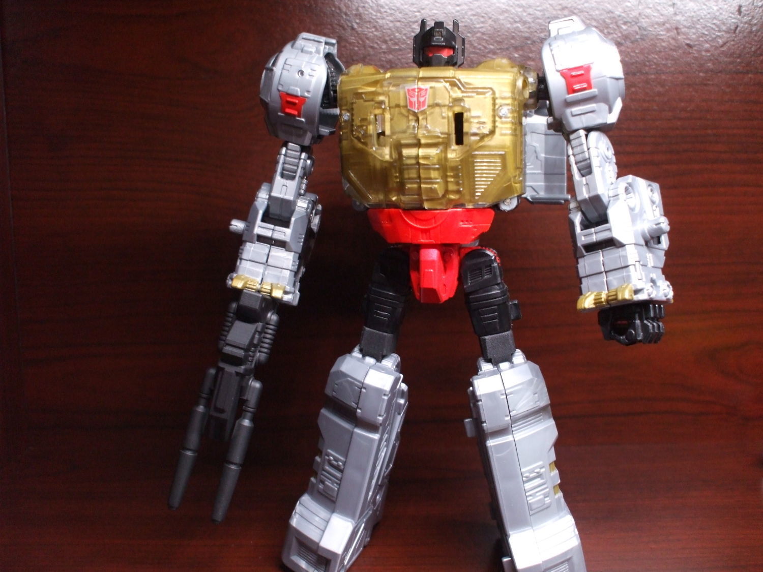 Twin Stunner Laser Rifle for PotP Grimlock 3D print model_7