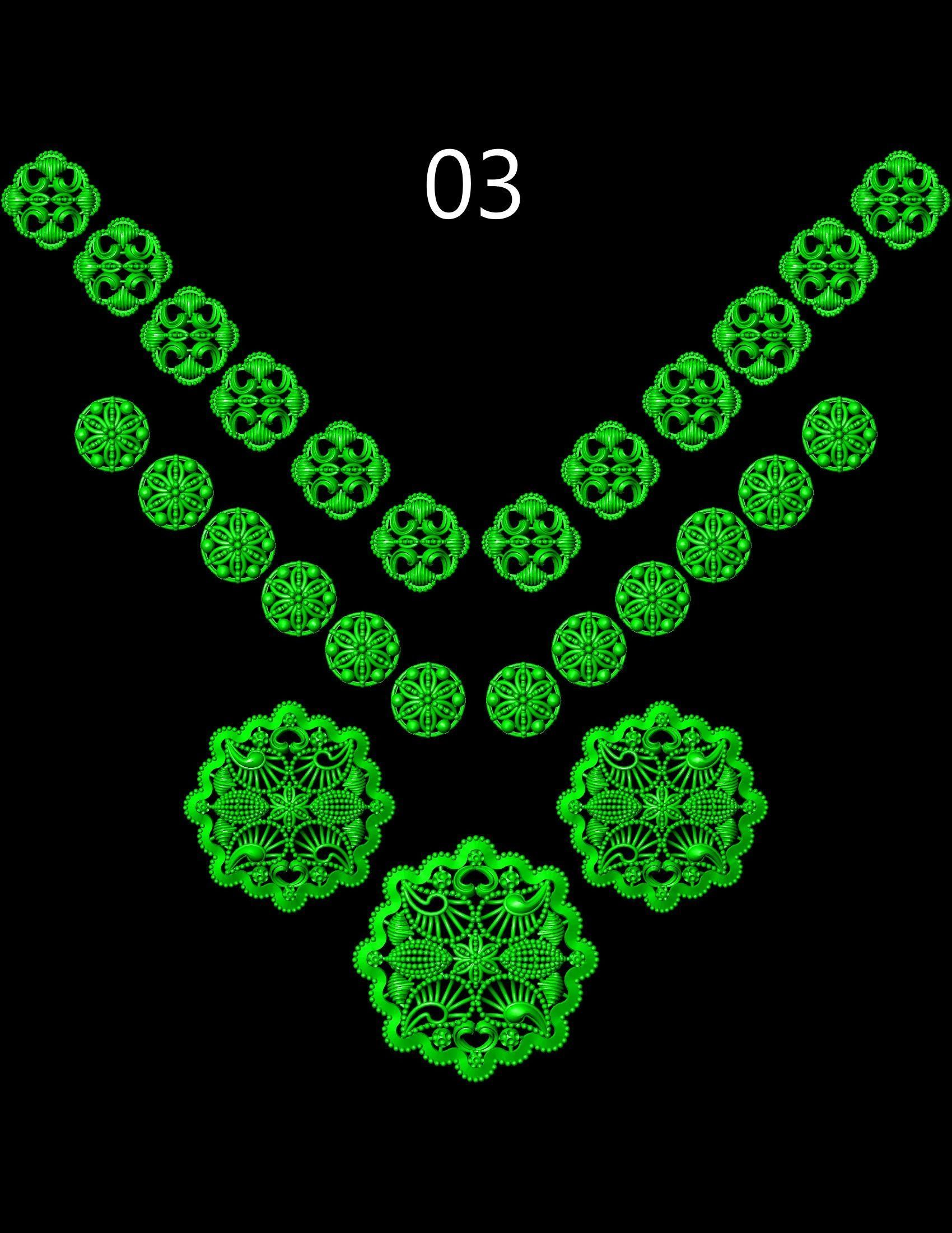 Mala Set  3D print model_2