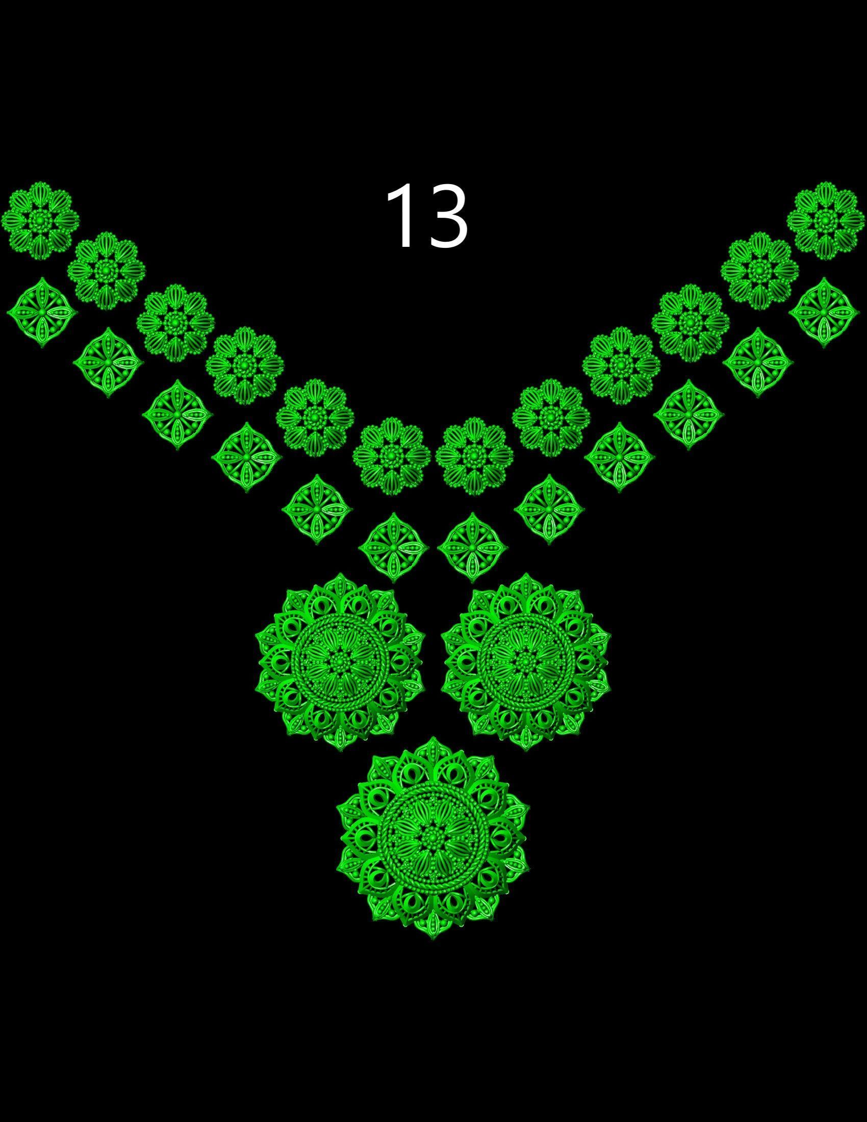 Mala Set  3D print model_12