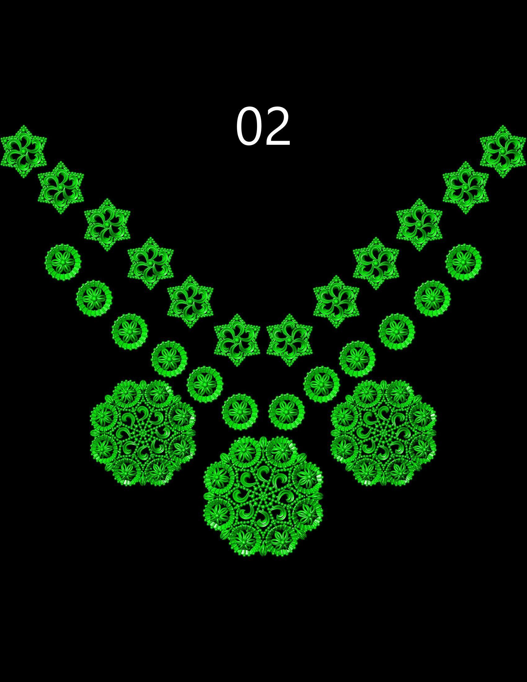 Mala Set  3D print model_1