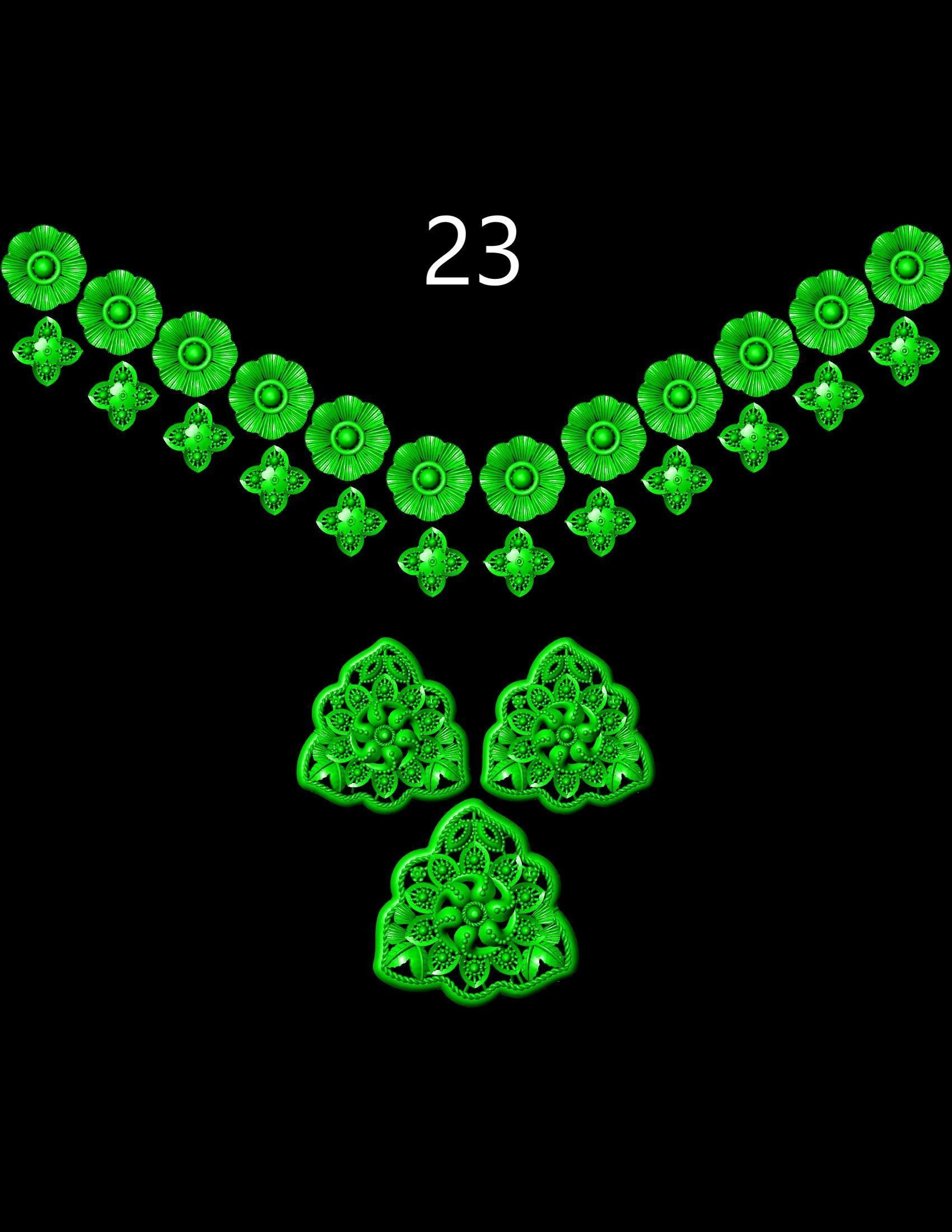 Mala Set  3D print model_22