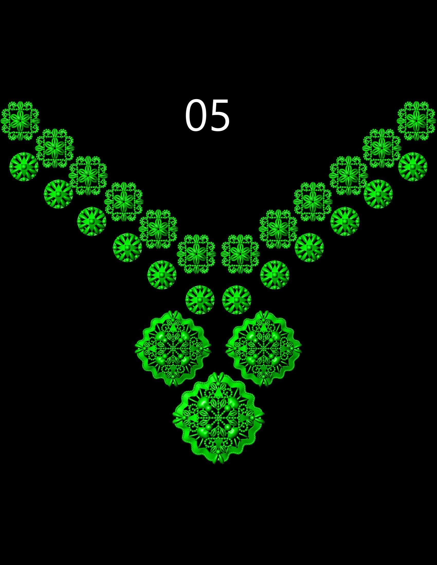 Mala Set  3D print model_4