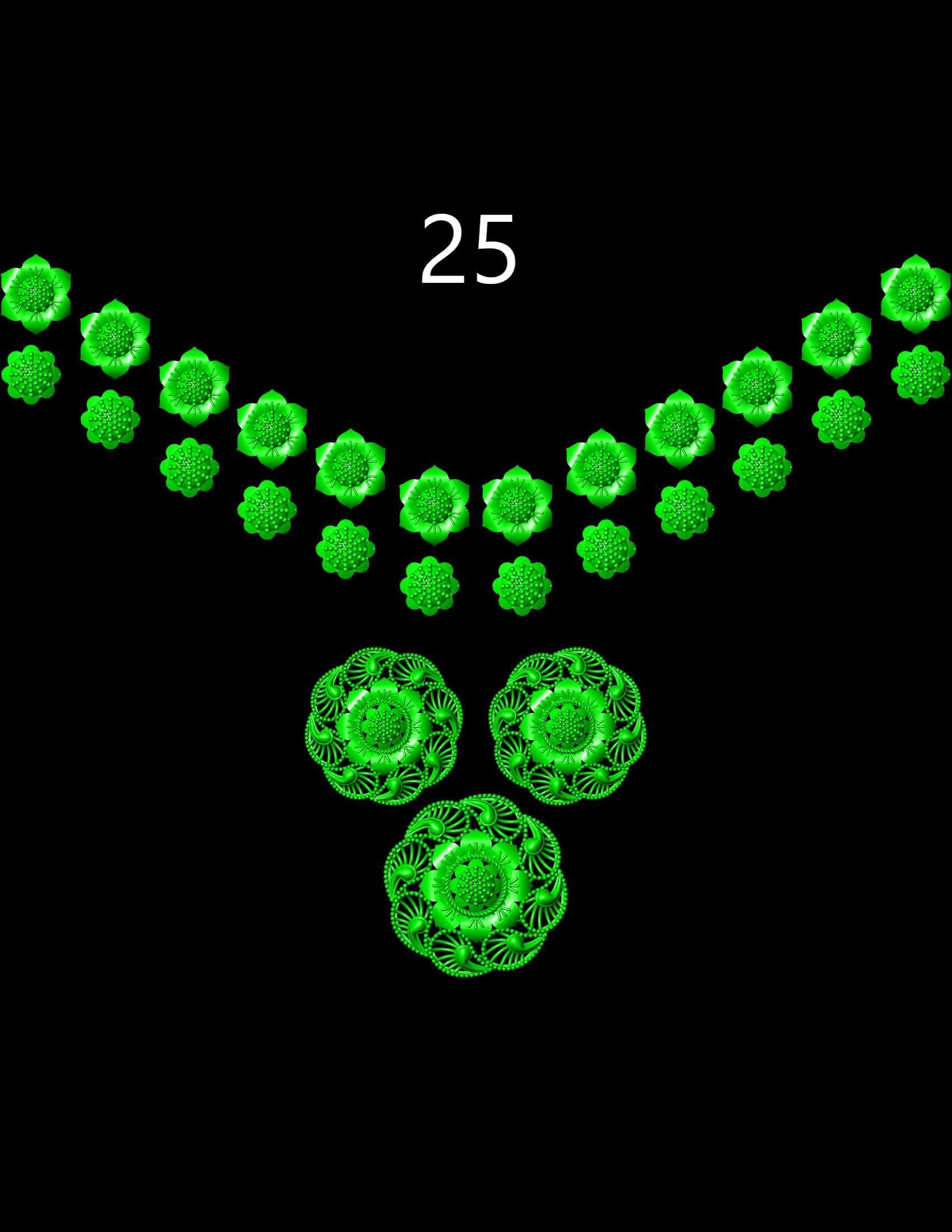 Mala Set  3D print model_24