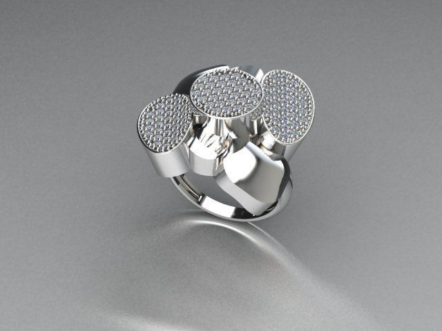 jewelry ring 3D print model_2