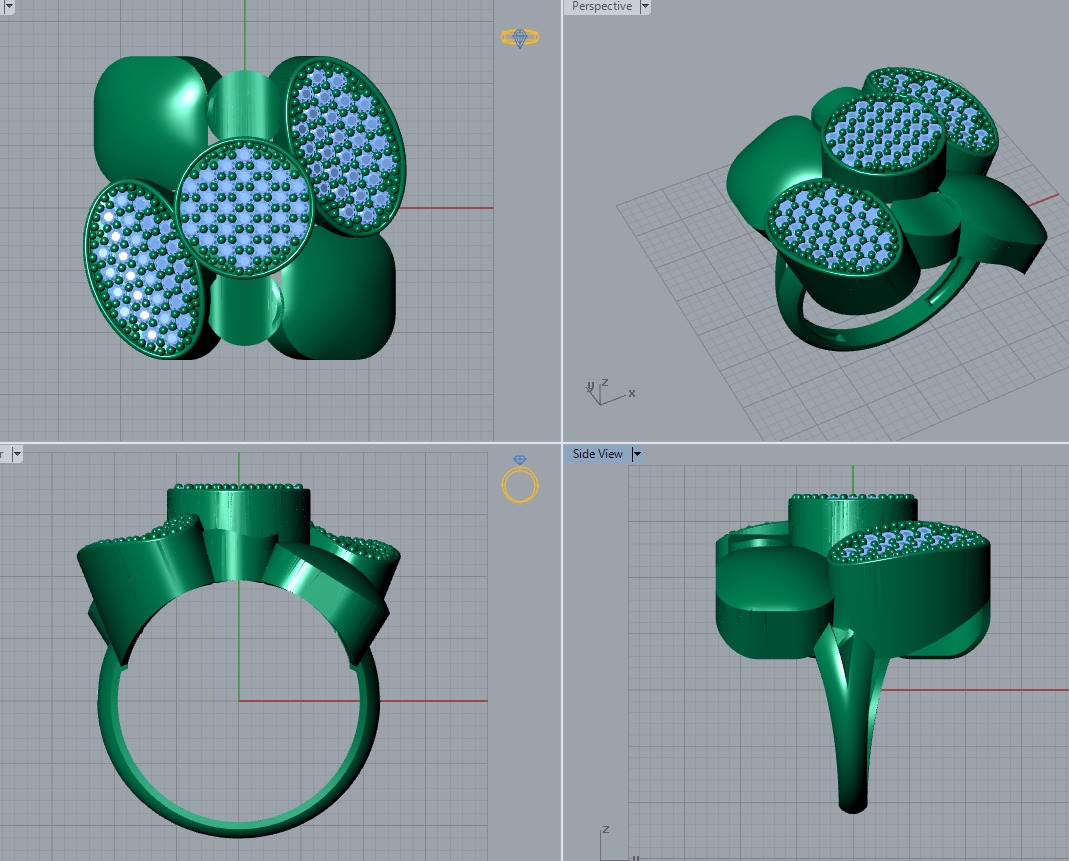 jewelry ring 3D print model_4
