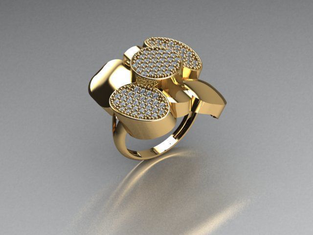 jewelry ring 3D print model_1
