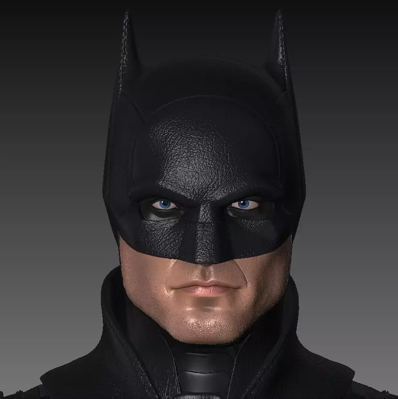 Batman e Bruce Wayne Headsculpt - Pattinson 3D print model