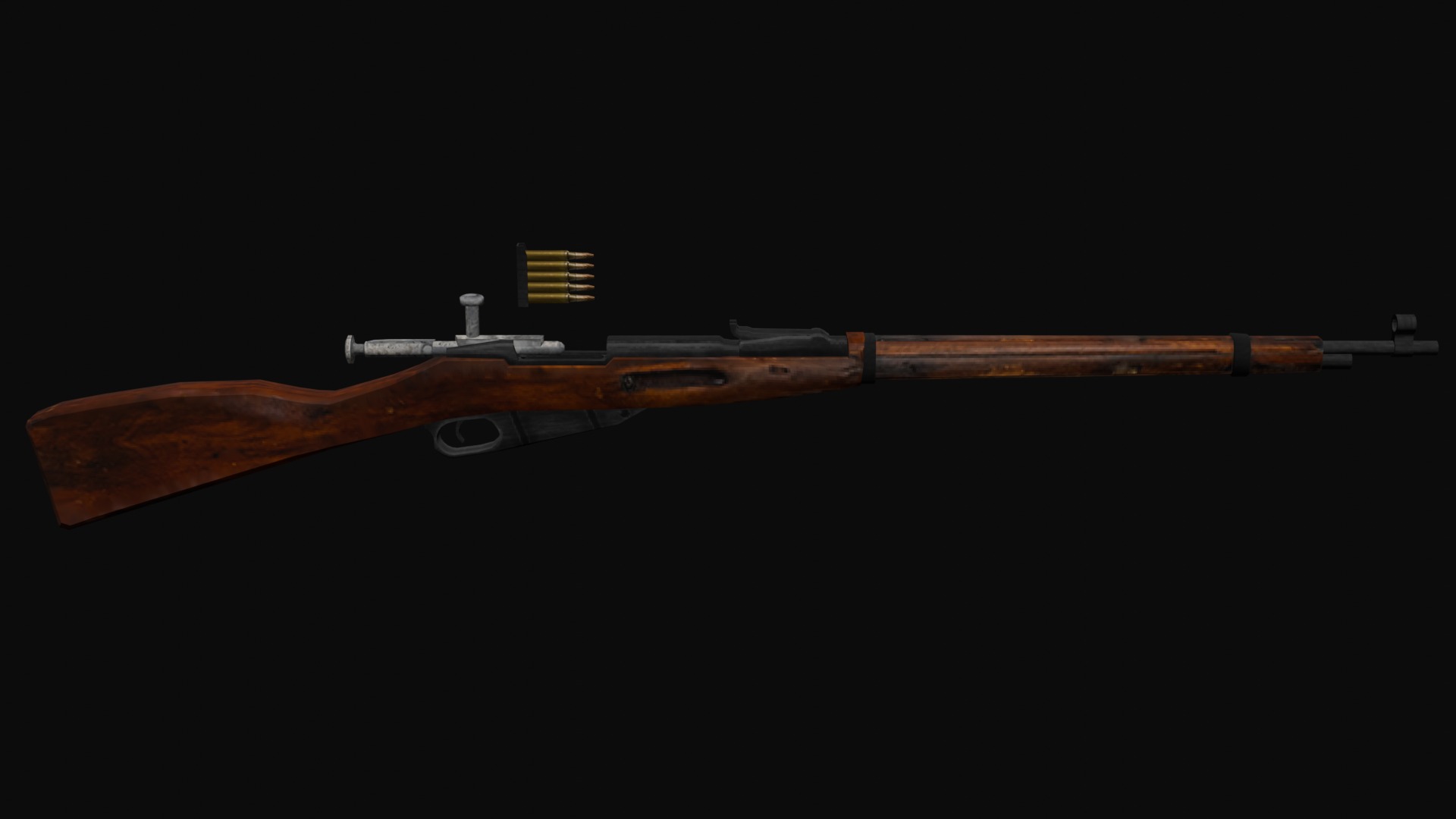 PSX - PS1 - Weapons Pack - Low Poly Low-poly 3D model_6