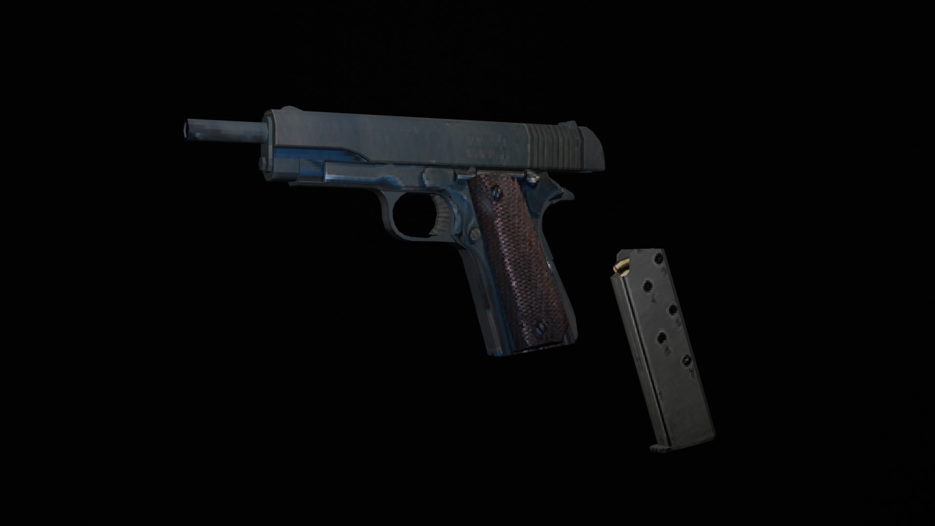 PSX - PS1 - Weapons Pack - Low Poly Low-poly 3D model_2