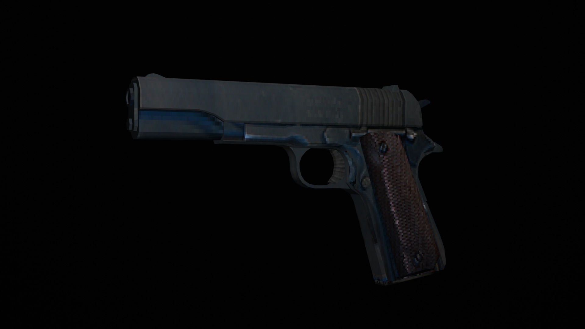 PSX - PS1 - Weapons Pack - Low Poly Low-poly 3D model_1