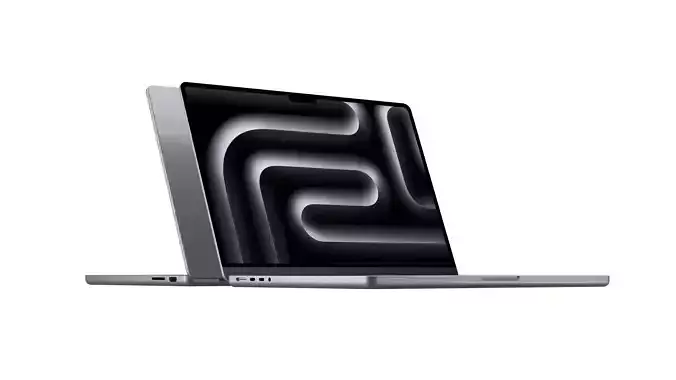 Macbook Pro M3 14 inch 3d laptop  3D model