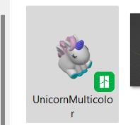 AMF ready Unicorn 3D print model_5