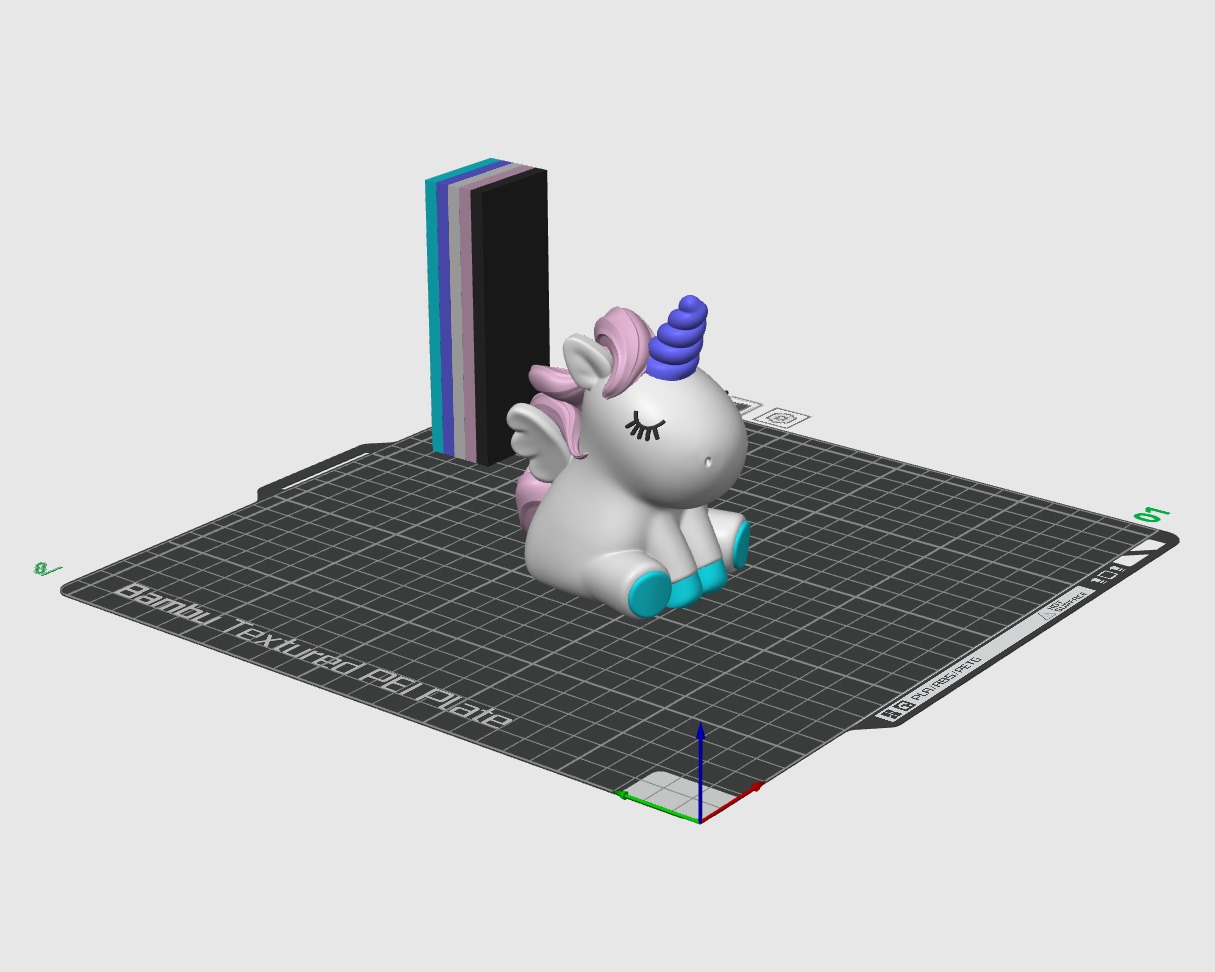AMF ready Unicorn 3D print model_1