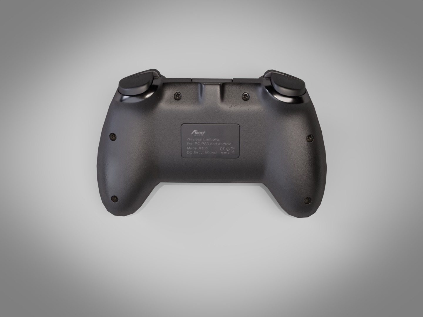 Game Controller Generic 2 Low-poly 3D model_2