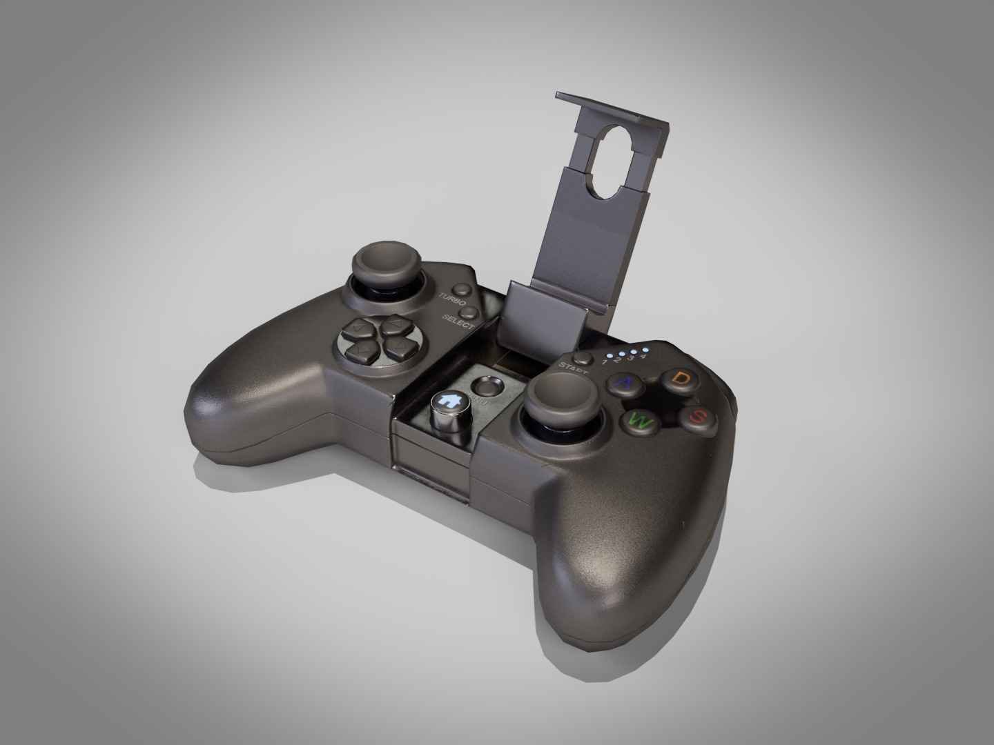 Game Controller Generic 2 Low-poly 3D model_4