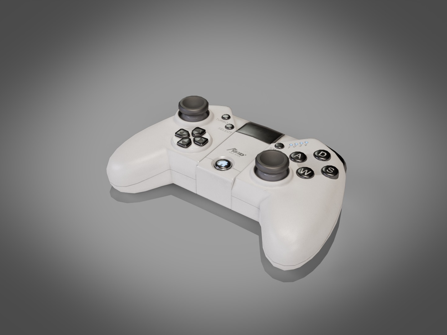 Game Controller Generic 2 Low-poly 3D model_7