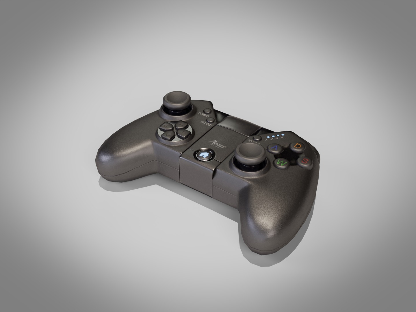Game Controller Generic 2 Low-poly 3D model_1