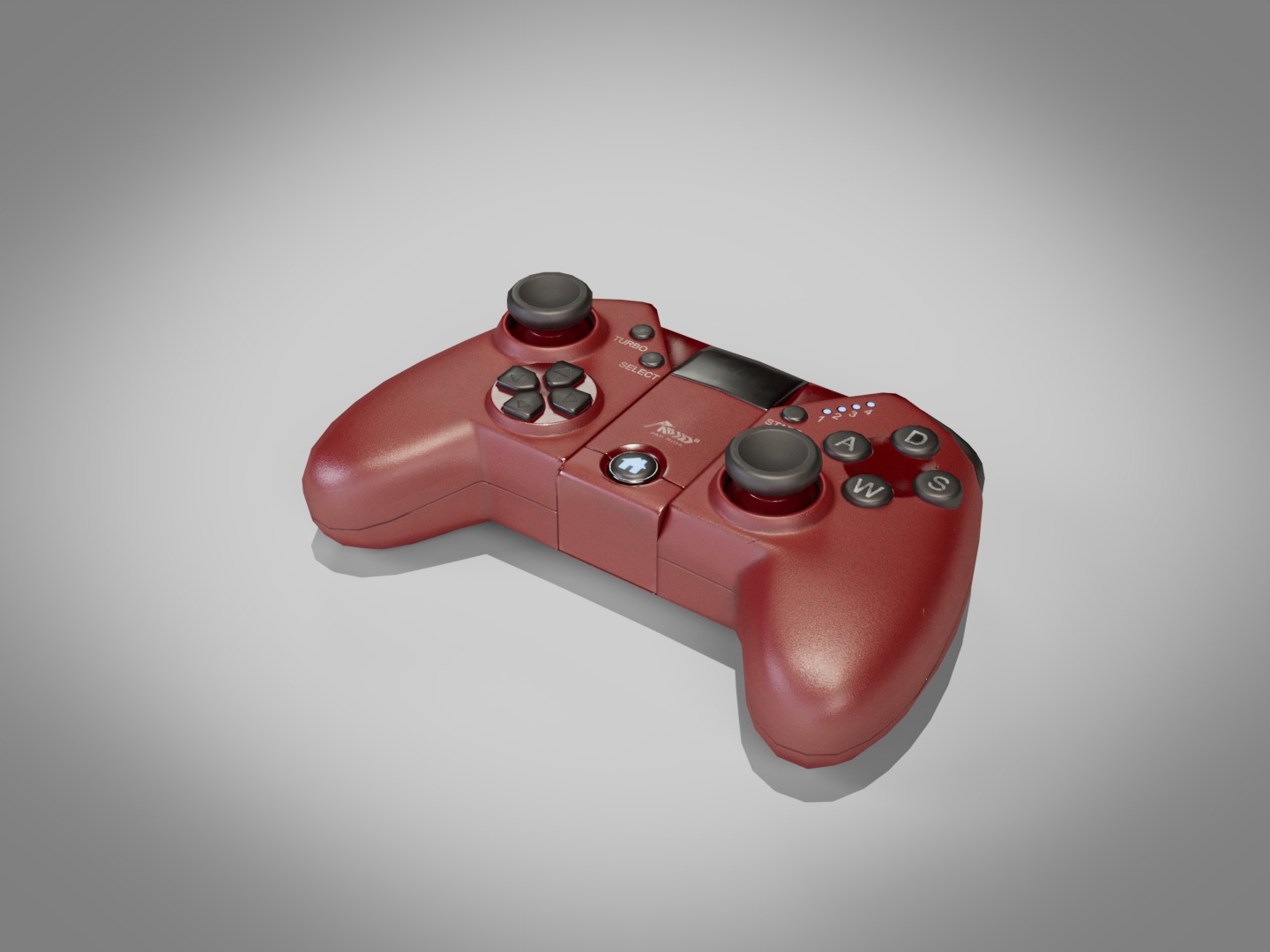 Game Controller Generic 2 Low-poly 3D model_9