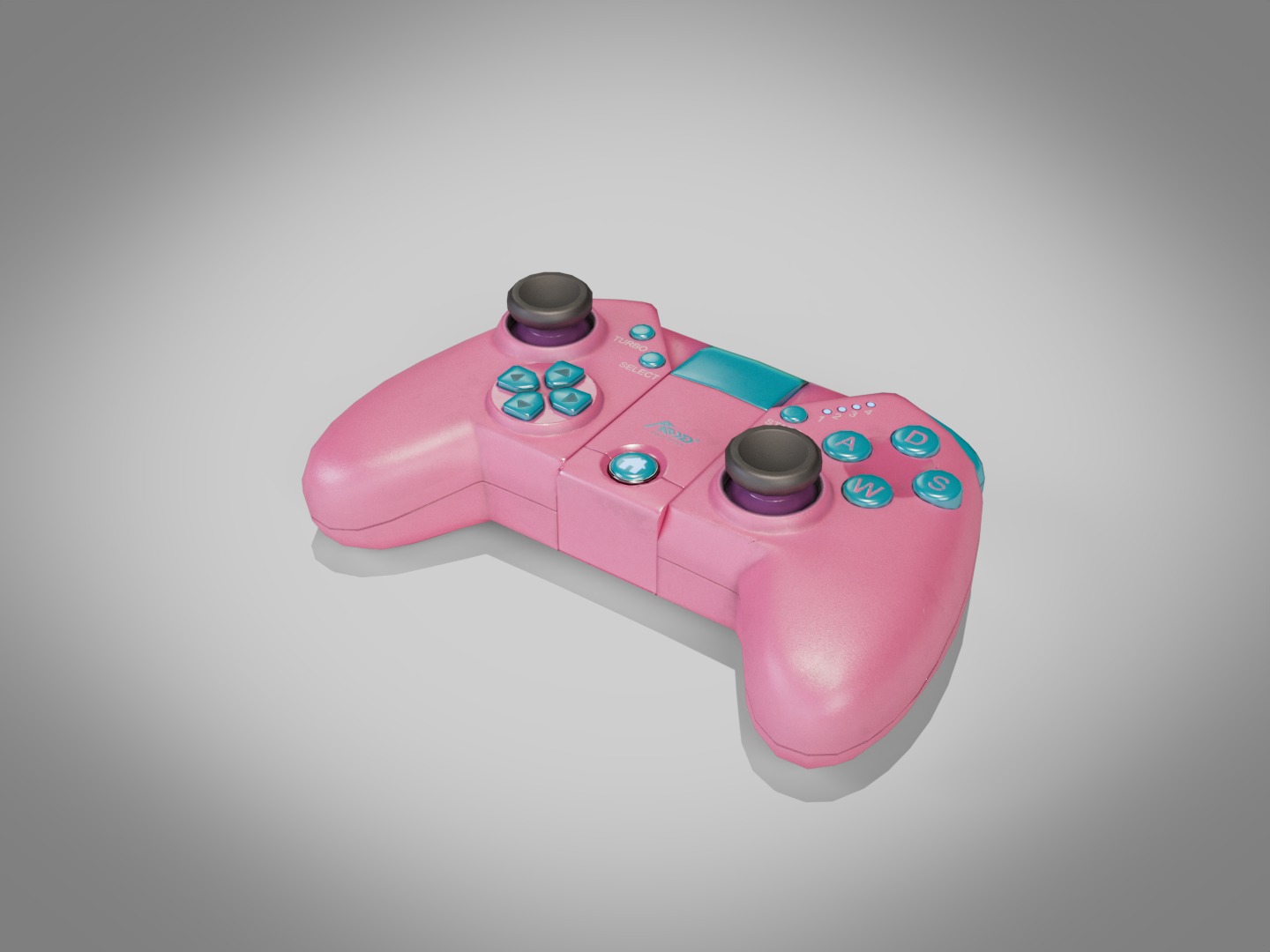 Game Controller Generic 2 Low-poly 3D model_6