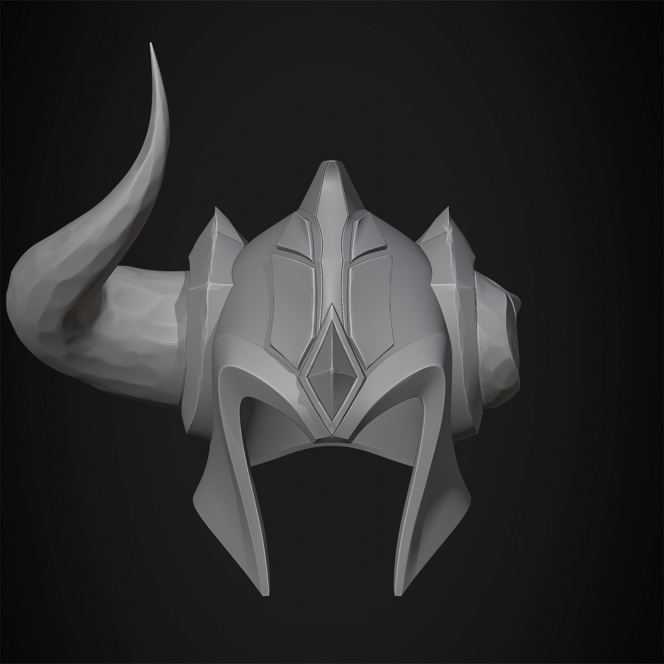 League of Legends Sejuani Helmet for Cosplay 3D print model_15