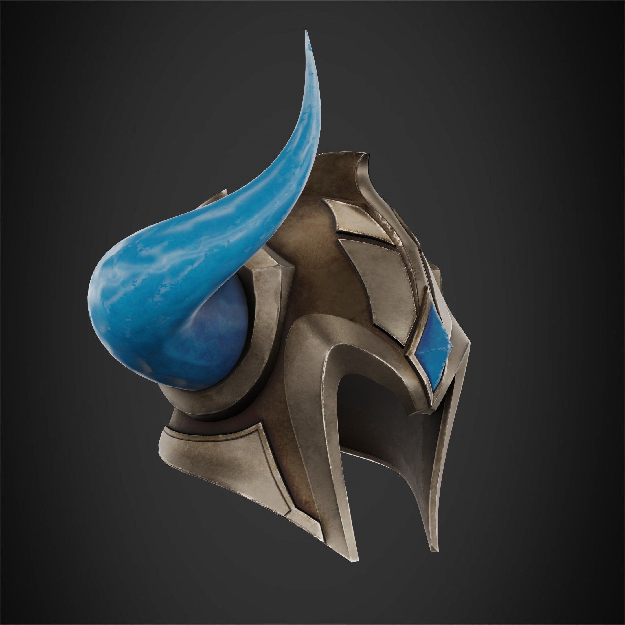 League of Legends Sejuani Helmet for Cosplay 3D print model_10