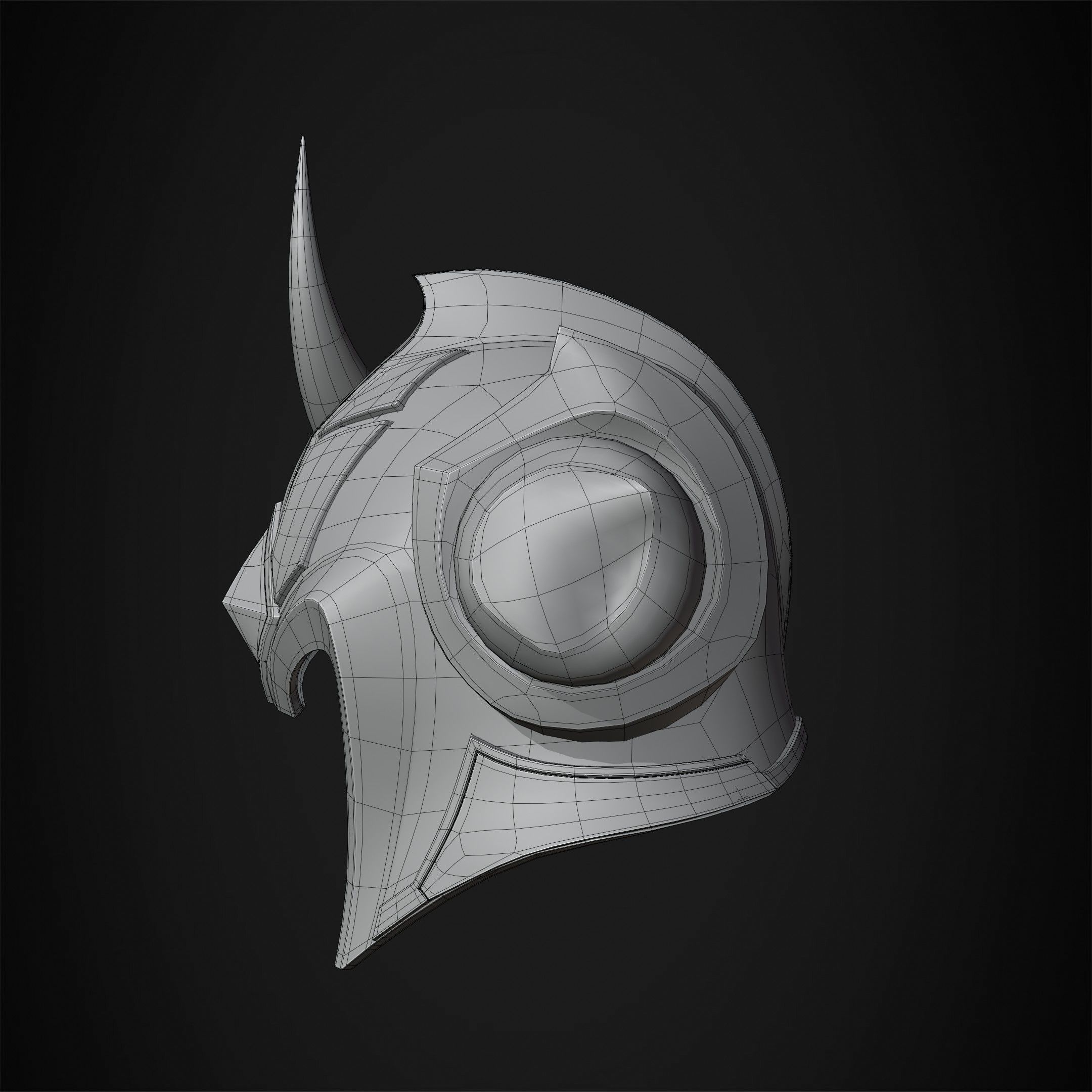 League of Legends Sejuani Helmet for Cosplay 3D print model_20